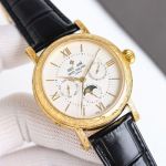 Patek Philippe Complications 42mm 324 Movement White/Gold Dial Watch